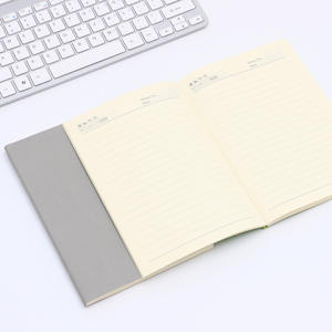Quaderni 200 pagine di <span class=keywords><strong>grandi</strong></span> dimensioni formato francese notebook da latte in pelle 3 <span class=keywords><strong>anelli</strong></span> a4 cartella moneta fornitura di fabbrica bianco con casella a3 divieto di bilancio - Product Image 4