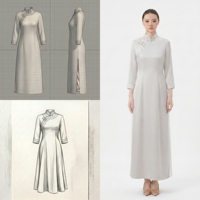 Robes Cheongsam Qipao pour femmes, style chinois moderne, tenues formelles pour femmes, vêtements de carrière, OEM…