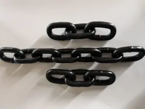Ring Chain For Scraper 18mm Large Pitch Slagging Machine Chain G80 Material Manganese Steel Ring Chain For Mining