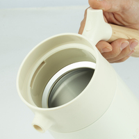 Carafe à café expresso isotherme PINKAH Premium 1,4 L (47 oz) en acier inoxydable 316L à double paroi, pot à eau, maintien au chaud et au froid pendant 24 heures
