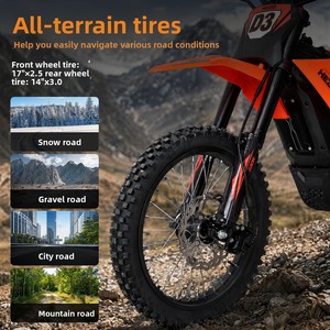 Vélo électrique tout-terrain HEZZO 60V haute puissance à longue autonomie avec moteur de moyeu avant à double roue pour les ventes transfrontalières D3 D3 D3 D3 D3 D3 D3 D3 D - Product Image 2