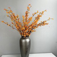 Bouquet personnalisable Celastrus pour la décoration du jardin, décoration de la maison, plante décorative, fleur artificielle en plastique, plante artificielle