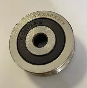 Guías de alambre que enderezan los rodamientos de rodillos de pista de ranura en U 6,5*31,8*8/9.5 Material de acero inoxidable rodamientos tipo U V Venta caliente - Product Image 2