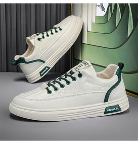 Chaussures décontractées pour hommes, lacées, imperméables, antidérapantes, respirantes, légères, style marche en plein air printemps/été - Product Image 2