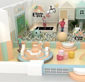 Eibele Mobilier préscolaire au meilleur prix pour centre commercial Aire de jeux pour enfants Équipement de jeu doux Jouets à balles à vendre Aire de jeux intérieure - Product Image 2