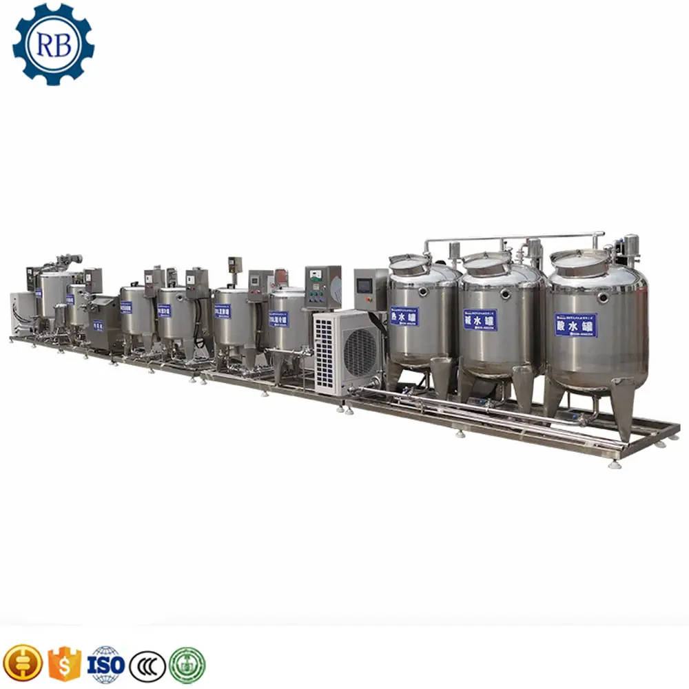 Mesin Pembuat Produk Susu Skala Kecil, Mesin Sentrifugal Susu Segar untuk 100-1000L/Hari