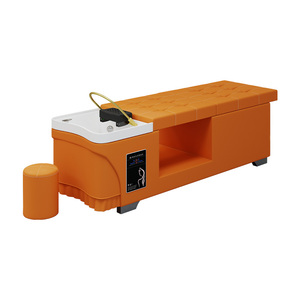 <span class=keywords><strong>Cama</strong></span> Moderna para Lavado de Cabello con Masaje Tailandés y Lavabo de Cerámica para Salón de Belleza y Spa - Product Image 1