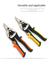 Head Aviation Ciseaux en étain Multi Functional Straight Right Left Heavy Duty Scissors Snip Set