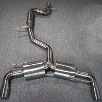 Tuyaux d'échappement Catback en acier inoxydable SS304 haute performance personnalisés OEM pour Volkswagen Golf 6ème génération Gti Scirocco Mk6 Mk7 Silencieux Valvetronic