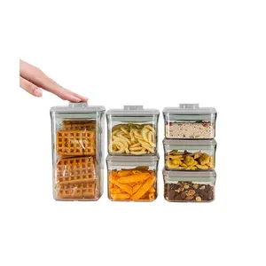 5 חבילה BPA משלוח מטבח אטום מזון אחסון מכולות שמור מזון טרי יבש מזון אוויר מיכל חזק עבור בית מטבח