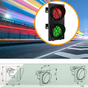 Feux de circulation intelligents sans fil à télécommande, à installation fixe, alimentés par batterie, étanches IP53, visibilité de 300 m, best-seller - Product Image 3