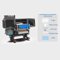 Machine de plastification UV DTF pour étiquettes en cristal avec durcissement UV LED, plastifieuse automatique pour la fabrication d'autocollants et de décalcomanies