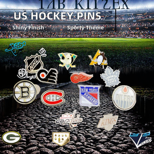 Bom Estoque EUA Baseball Team Pins Metalicos Antique Enamel Lapel Cap Pins Metal Badges para Fãs do Clube de Beisebol Iron Sports Theme - Product Image 2