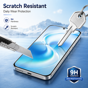 Pellicola Protettiva in <span class=keywords><strong>Vetro</strong></span> Temperato 9H per Telefoni Cellulari Vivo, Grado AAA HD Trasparente, Anti-Impronta, Resistente ai Graffi, Oleofobica - Product Image 6