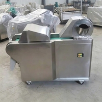 Commerciële elektrische alles-in-één fruit snijmachine, schil-, ontpit- en snijapparatuur, roestvrijstalen voorbereidingsprocessor