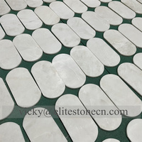 Vente directe d'usine de carreaux de marbre blanc africain Bianco Rhino