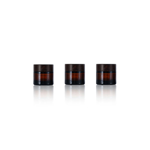 Pot en verre ambré de qualité supérieure avec couvercle noir sécurisé pour crème hydratante pour les <span class=keywords><strong>yeux</strong></span>, format voyage, échantillon cosmétique 5g - Product Image 3