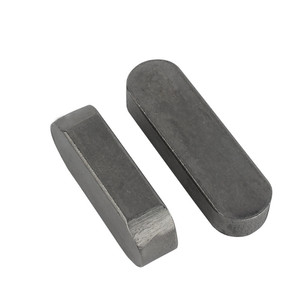 Clavette parallèle en acier au carbone poli uni de qualité A3, classes 4.8, 8.8, 10.9, 12.9, DIN6885A - Product Image 2