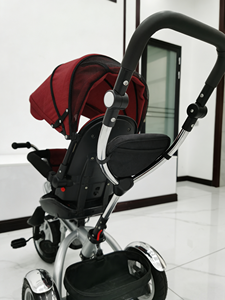 Tricycle bébé 4 en 1 avec siège rotatif, certifié CE, vente en gros de poussettes pour enfants - Product Image 4