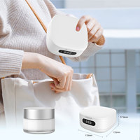 Nettoyeur à ultrasons portable rechargeable 50 kHz avec écran LED, minuterie numérique, charge Type-C, étanche IPX7 pour voiture et usage domestique
