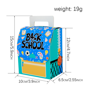 Back to School Gifts <strong>Paper</strong> <strong>Boxes</strong> First Day of School <strong>Small</strong> Candy Treat Box Party Favor Goodies Box for Preschool Classroom Decor - Product Image 2