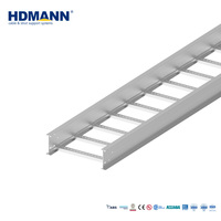 Échelle à câbles en acier inoxydable SS304 passifé et traité au nitrate, certifiée NEMA Hdmann, pour le routage de câbles électriques industriels