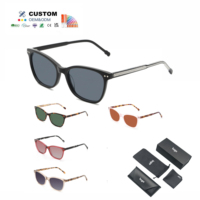 Lunettes de soleil polarisées de luxe vintage en acétate, style carré classique, haute qualité, pour femmes et hommes, avec logo personnalisé – Meilleures ventes