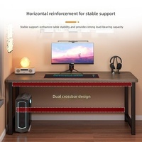 Bureau d'ordinateur, bureau de chambre, bureau simple pour la maison, petit bureau pour petit appartement, bureau multifonctionnel simple pour jeux vidéo