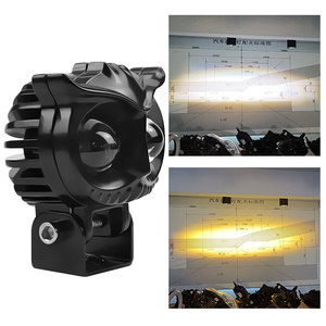 2.5 pouces led antibrouillard <span class=keywords><strong>mini</strong></span> lentille projecteur phares 12v 24v blanc jaune hibou <span class=keywords><strong>moto</strong></span> phare travail lumière pour camion jeep - Product Image 4