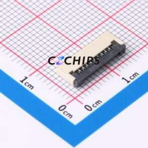 FPC-1.0FX-9PWCR-H20 FFC/FPC Connector SMD,P=1mm,Horizontal Mount Connector Flip Cover Type Bottom Contact 9P 1mm - Product Image 1