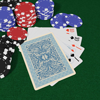 Колода карт Таро Kingcards с индивидуальным логотипом, бумага 300 г/м² с черным сердечником, глянцевое УФ-покрытие, водонепроницаемые, для промоакций и семейных подарков