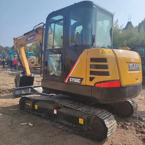 Excavadora Usada de Alta Calidad Sany SAY60C de 6.5 Toneladas en Buen Estado, Excavadora de Orugas con Componentes Principales - Motor, Caja de Cambios y Engranajes en Venta - Product Image 3