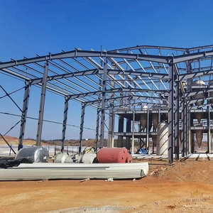 Poutre en acier galvanisé solide en forme de H, conception de ferme préfabriquée, panneau sandwich de marque HJSD, <span class=keywords><strong>garage</strong></span>, abri, maison - Product Image 1