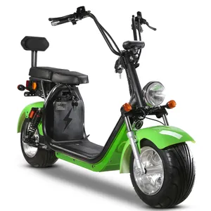 حار بيع 2 عجلة سكوتر الكهربائية Citycoco دراجة بخارية كهربائية 1000w/2000w الكهربائية سكوتر الكبار رخيصة الثمن