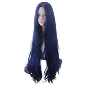 วิกผมสังเคราะห์สีน้ำเงินเข้ม 100 ซม. ของ Ainizi สำหรับคอสเพลย์ตัวละครชิโรกานะ ทสึมูกิ จากเกม <span class=keywords><strong>Danganronpa</strong></span> <span class=keywords><strong>V3</strong></span> สำหรับผู้หญิง - Product Image 4