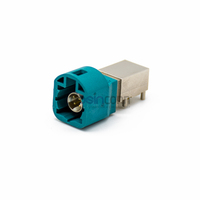 Conector Macho HSD Universal de Alta Velocidad de 4 Pines con Código Z, Montaje en PCB con Orificio Pasante para Automoción LVDS