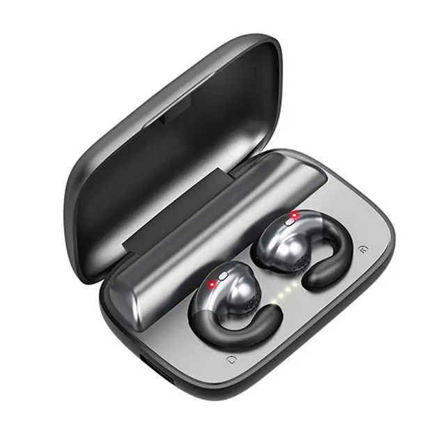 S19 Bone Conduction Headset TWS Mini Wireless Handsfree Wireless HD Call Earphones HiFi Stereo Sound Sport Headphones With Mic