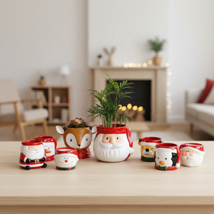 Macetas de Flores con Diseño de Animales de Dibujos Animados al por Mayor, Macetas Pequeñas y Elegantes Personalizadas para el Hogar y la Oficina - Product Image 1
