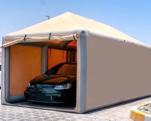 Housse de voiture gonflable portable et étanche avec pompe à air électrique, <span class=keywords><strong>garage</strong></span> gonflable en PVC scellé à l'air pour utilisation hivernale - Product Image 6