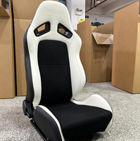 Siège de course réglable LK Premium style SR7 inclinable pour simulateur de conduite VR avec double rail coulissant universel