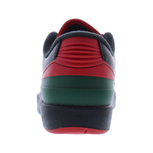 Zapatillas de Baloncesto Air <span class=keywords><strong>Jordan</strong></span> 2 <span class=keywords><strong>Retro</strong></span> Low Leather GS en Negro, Rojo Fuego, Gris Cemento - Product Image 3