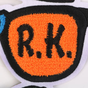 Professionalmente del fumetto personalizzato DORK colorate di <span class=keywords><strong>grandi</strong></span> dimensioni squisito ciniglia patch - Product Image 3