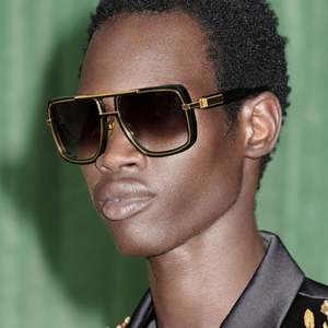 Lunettes de soleil surdimensionnées vintage tendance 2025 avec logo personnalisé, UV400, pour femmes et hommes, style aviateur carré - Product Image 2