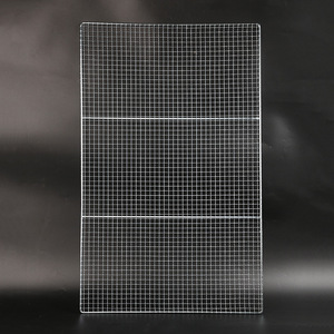 Parrilla desechable <span class=keywords><strong>de</strong></span> acero inoxidable para BBQ coreano, malla <span class=keywords><strong>de</strong></span> alambre expandido para asar pollo, técnica <span class=keywords><strong>de</strong></span> tejido, procesamiento por soldadura - Product Image 5