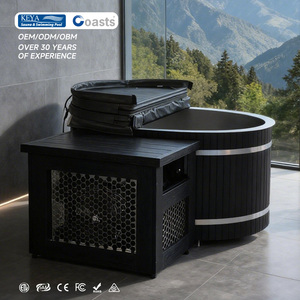 Neues Modell WPC Kaltwasser-Tauchbecken Unterstützte Kühltherapie für den Heimgebrauch Edelstahl-Ausgekleidetes Eisbad mit Kühler - Product Image 1