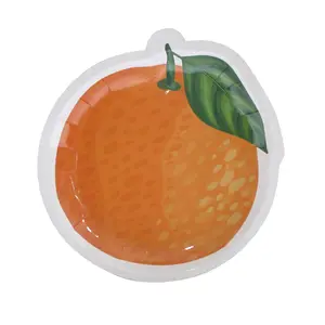 2022 новейшая одноразовая биоразлагаемая тарелка для закусок в форме апельсинового фрукта с индивидуальным принтом для дня рождения