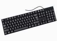 Clavier de jeu filaire USB, 104 touches suspendues, claviers de jeu arc-en-ciel pour PC, ordinateur portable