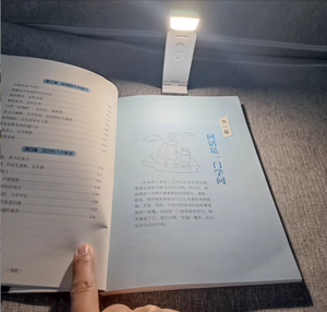 Lampe de lecture LED rechargeable par USB, à clipser, 3 modes de couleur, intensité réglable, protection des yeux, <span class=keywords><strong>pour</strong></span> lit, voyage, enfants - Product Image 1