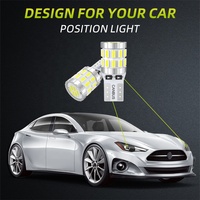 Ampoule LED JIACHI Super Lumineuse Canbus T10 W5W 168 194 501 3014Chip 12V-24V pour l'intérieur de la voiture, la lecture, les feux de plaque d'immatriculation et les feux de positionnement
