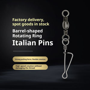 Mousqueton pivotant en laiton de style italien, robuste, pour la pêche, outils et accessoires de pêche, avec garantie de 3 ans - Product Image 5